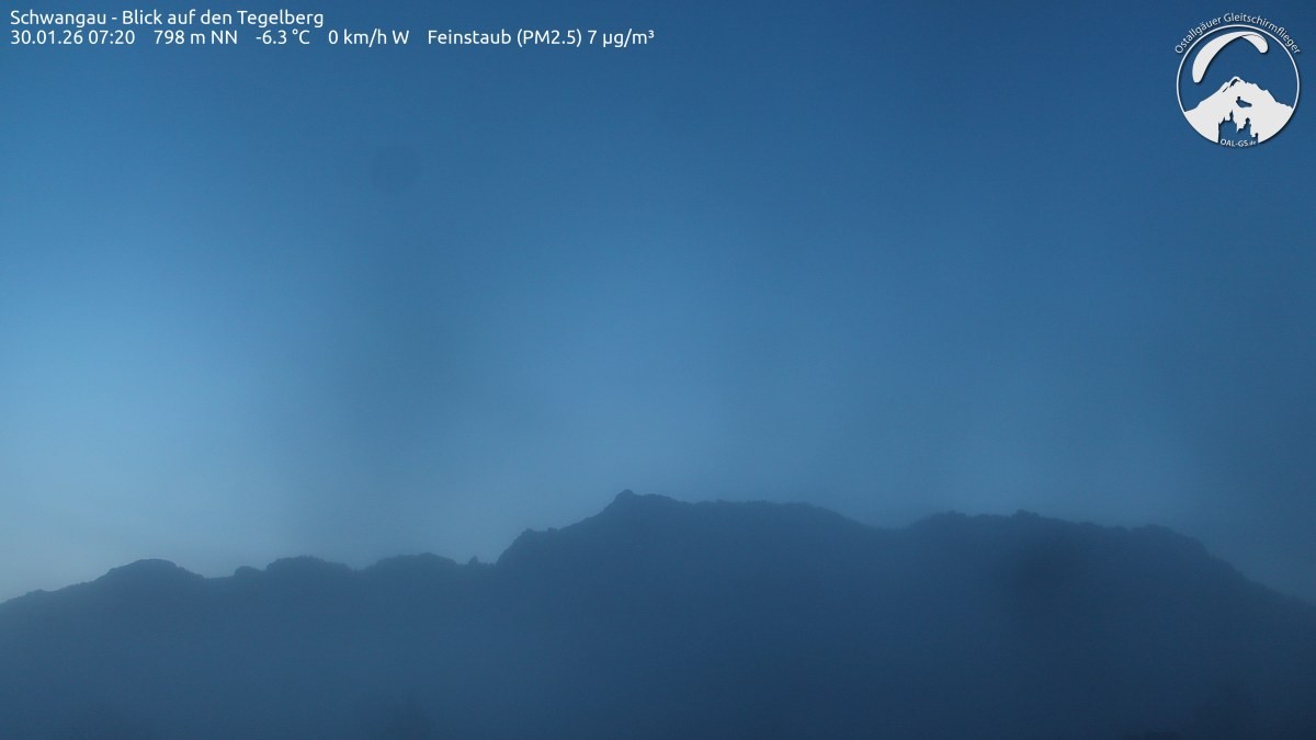 Archiv Foto Webcam Schwangau: Tegelberg-Blick