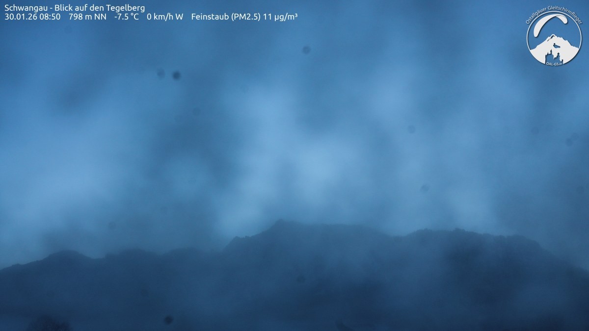 Archiv Foto Webcam Schwangau: Tegelberg-Blick