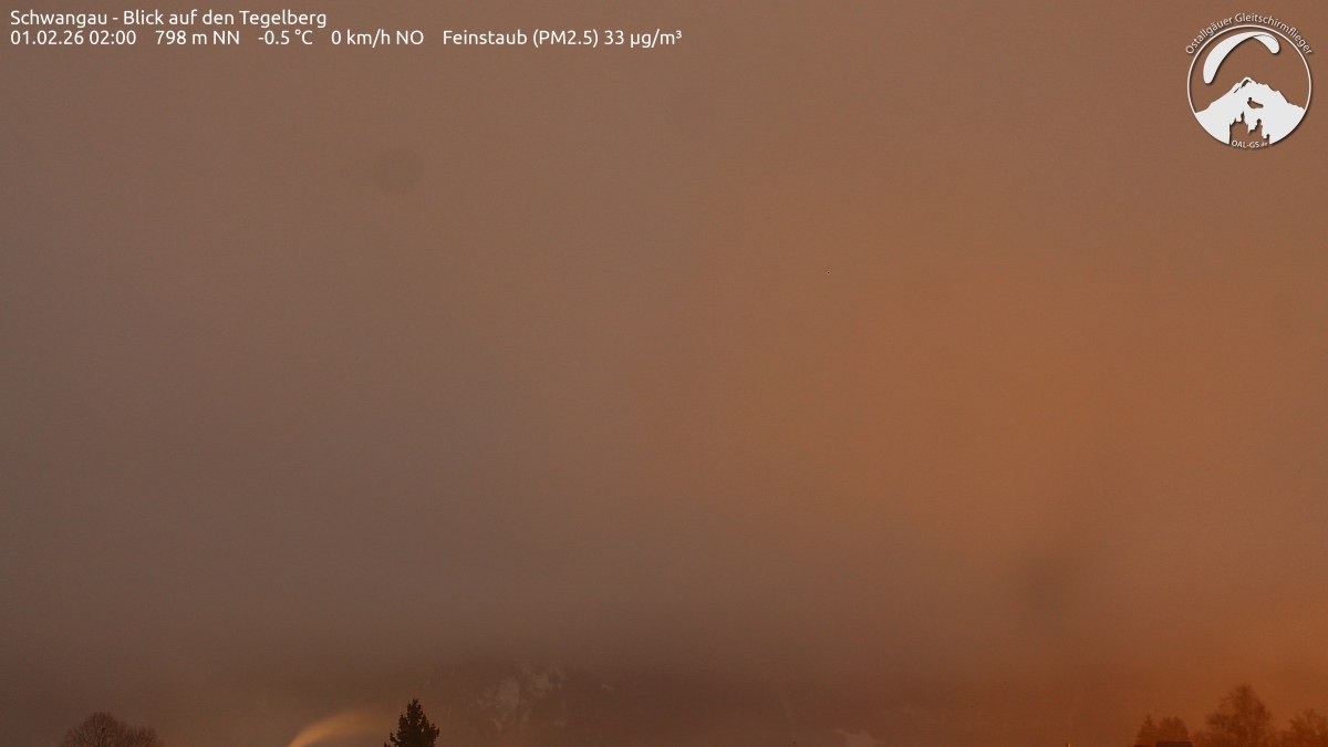 Archiv Foto Webcam Schwangau: Tegelberg-Blick