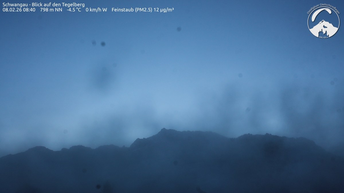 Archiv Foto Webcam Schwangau: Tegelberg-Blick