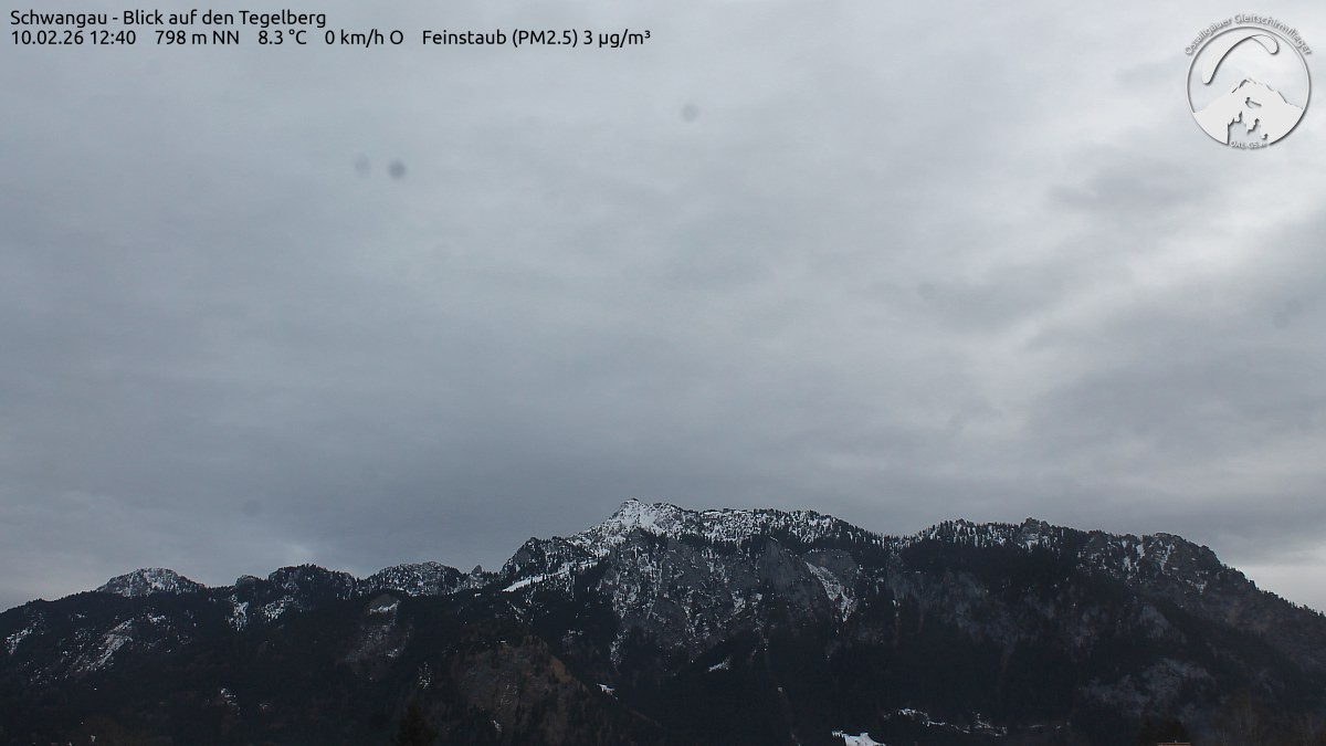 Archiv Foto Webcam Schwangau: Tegelberg-Blick