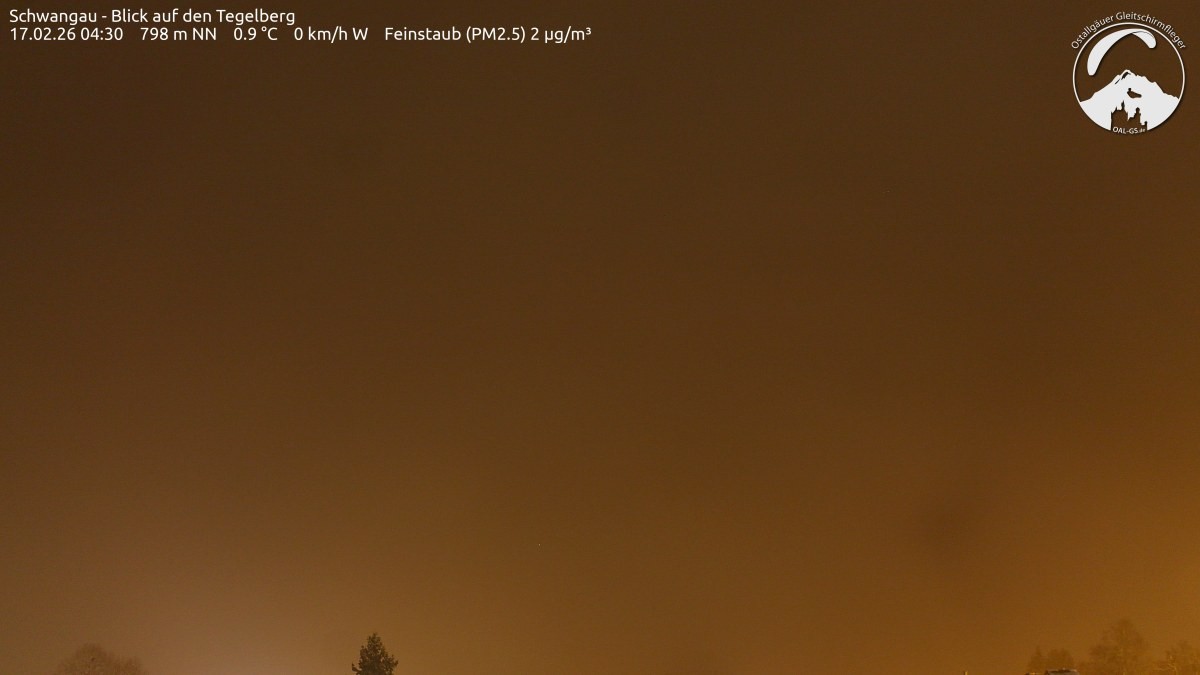 Archiv Foto Webcam Schwangau: Tegelberg-Blick