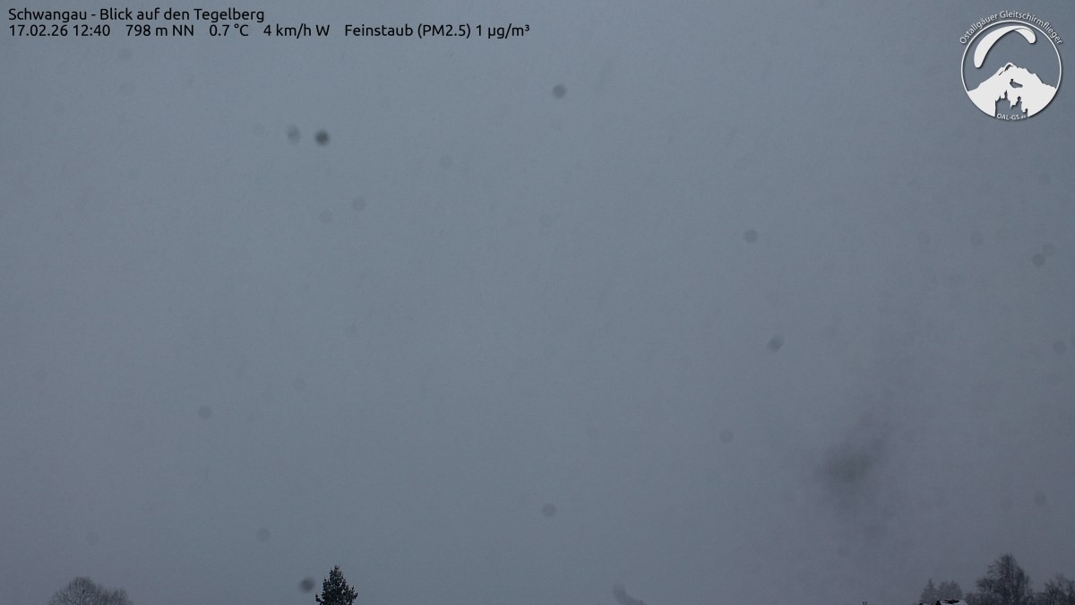 Archiv Foto Webcam Schwangau: Tegelberg-Blick