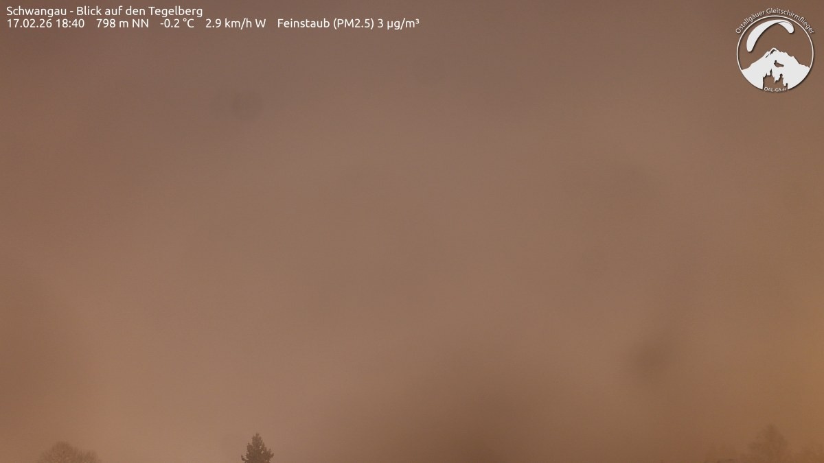 Archiv Foto Webcam Schwangau: Tegelberg-Blick