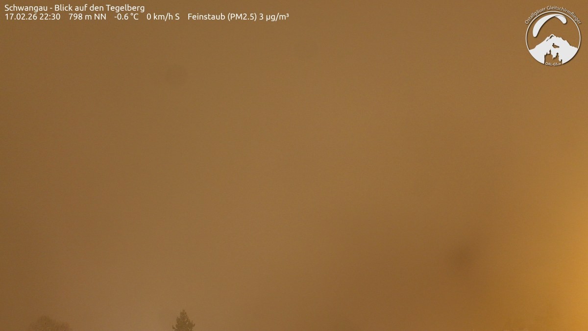 Archiv Foto Webcam Schwangau: Tegelberg-Blick