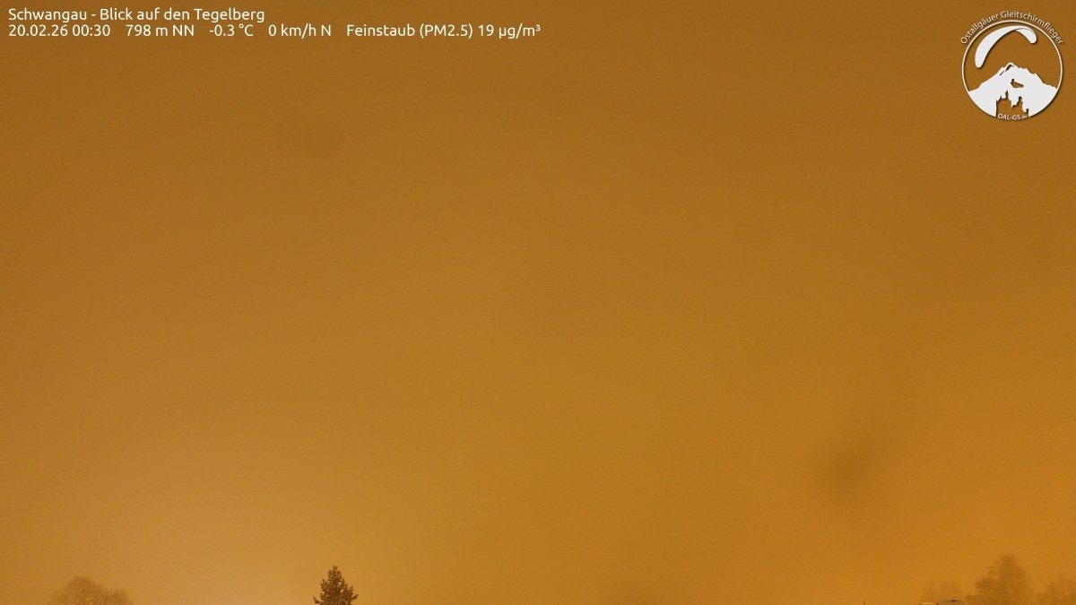 Archiv Foto Webcam Schwangau: Tegelberg-Blick