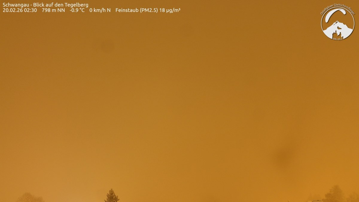 Archiv Foto Webcam Schwangau: Tegelberg-Blick