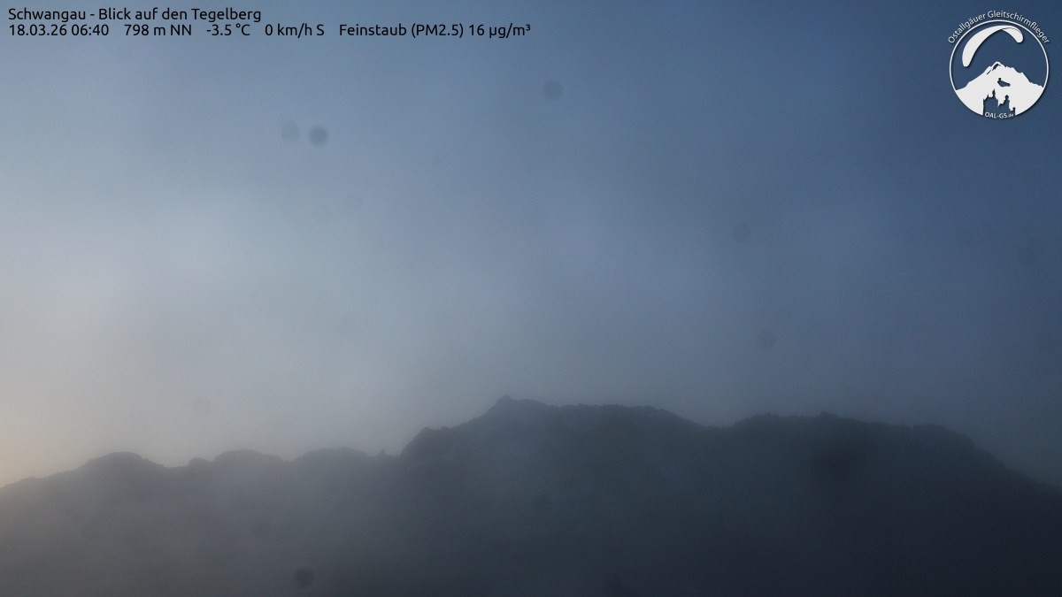 Archiv Foto Webcam Schwangau: Tegelberg-Blick