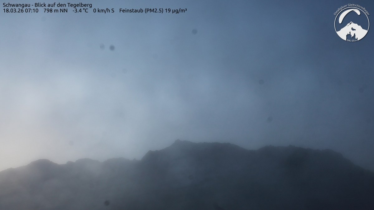 Archiv Foto Webcam Schwangau: Tegelberg-Blick