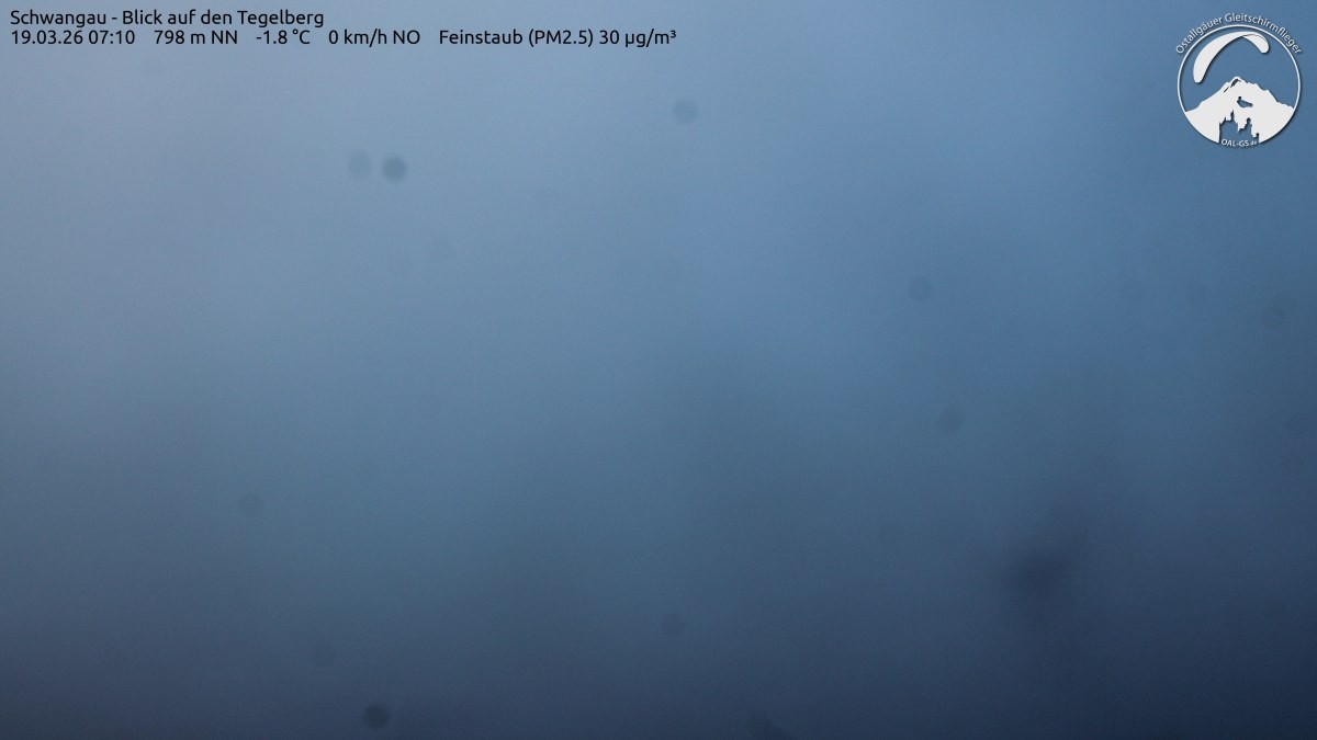 Archiv Foto Webcam Schwangau: Tegelberg-Blick