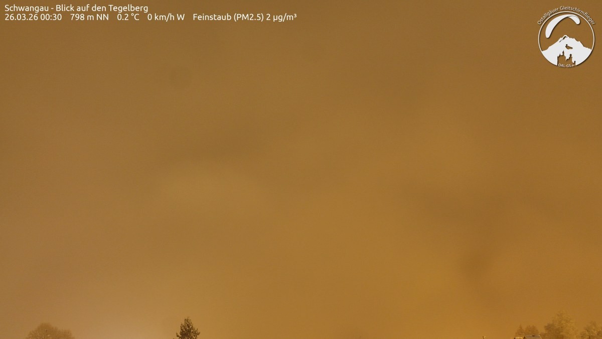 Archiv Foto Webcam Schwangau: Tegelberg-Blick