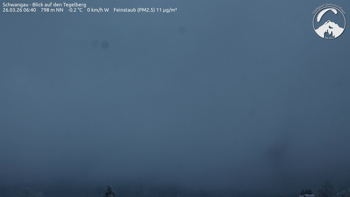 Archiv Foto Webcam Schwangau: Tegelberg-Blick