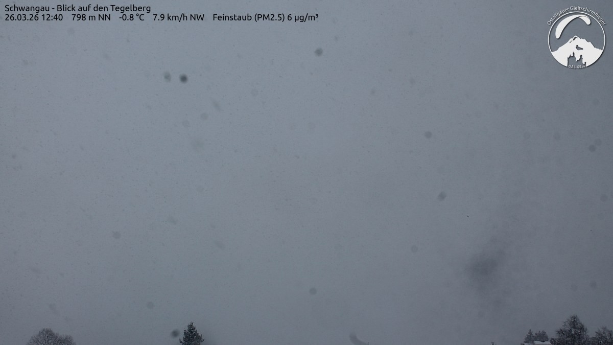 Archiv Foto Webcam Schwangau: Tegelberg-Blick