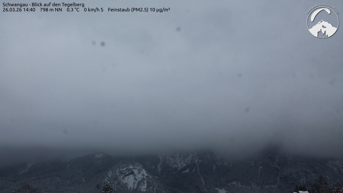 Archiv Foto Webcam Schwangau: Tegelberg-Blick