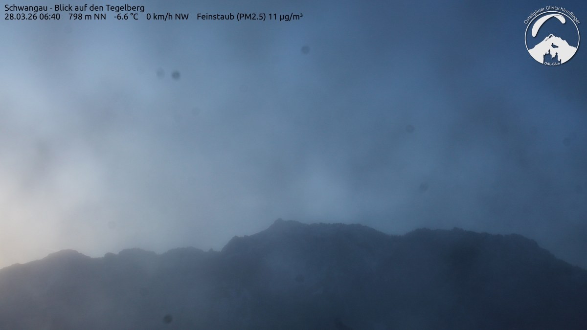 Archiv Foto Webcam Schwangau: Tegelberg-Blick