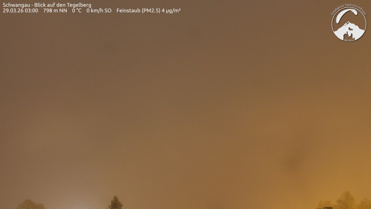 Archiv Foto Webcam Schwangau: Tegelberg-Blick