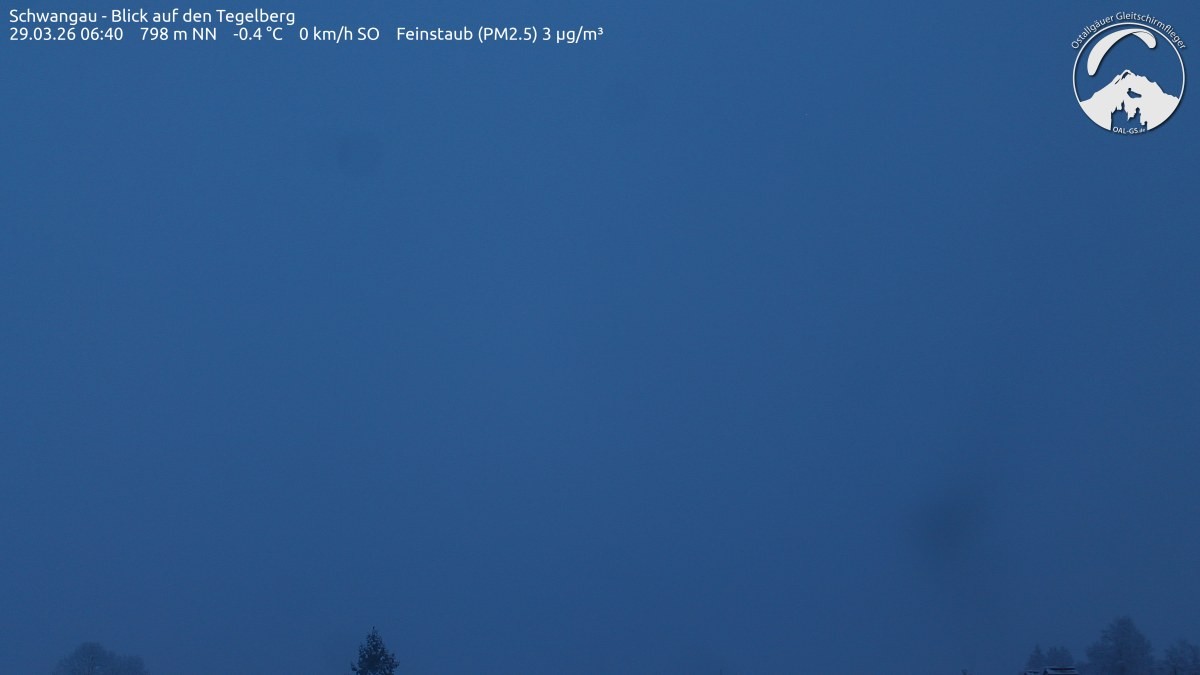 Archiv Foto Webcam Schwangau: Tegelberg-Blick