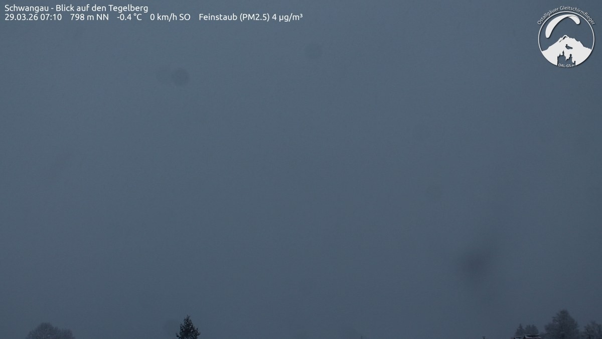 Archiv Foto Webcam Schwangau: Tegelberg-Blick