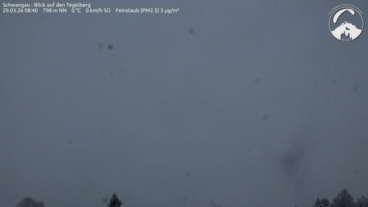 Archiv Foto Webcam Schwangau: Tegelberg-Blick