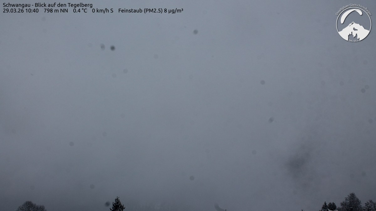 Archiv Foto Webcam Schwangau: Tegelberg-Blick