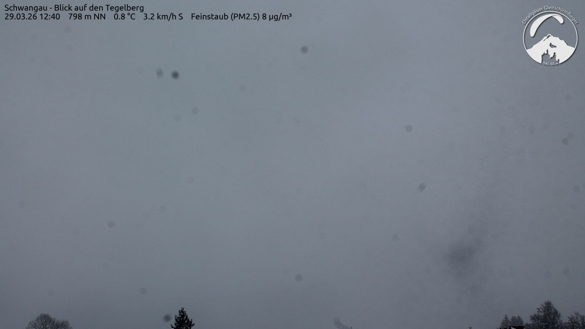 Archiv Foto Webcam Schwangau: Tegelberg-Blick