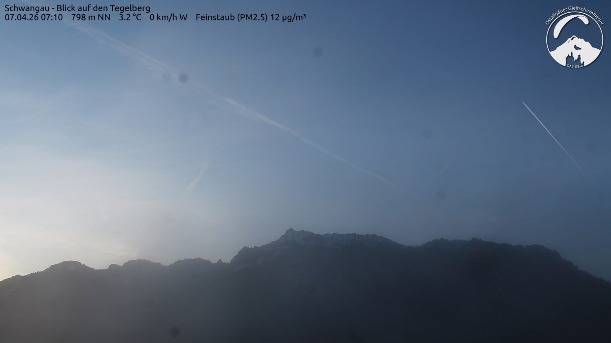 Archiv Foto Webcam Schwangau: Tegelberg-Blick