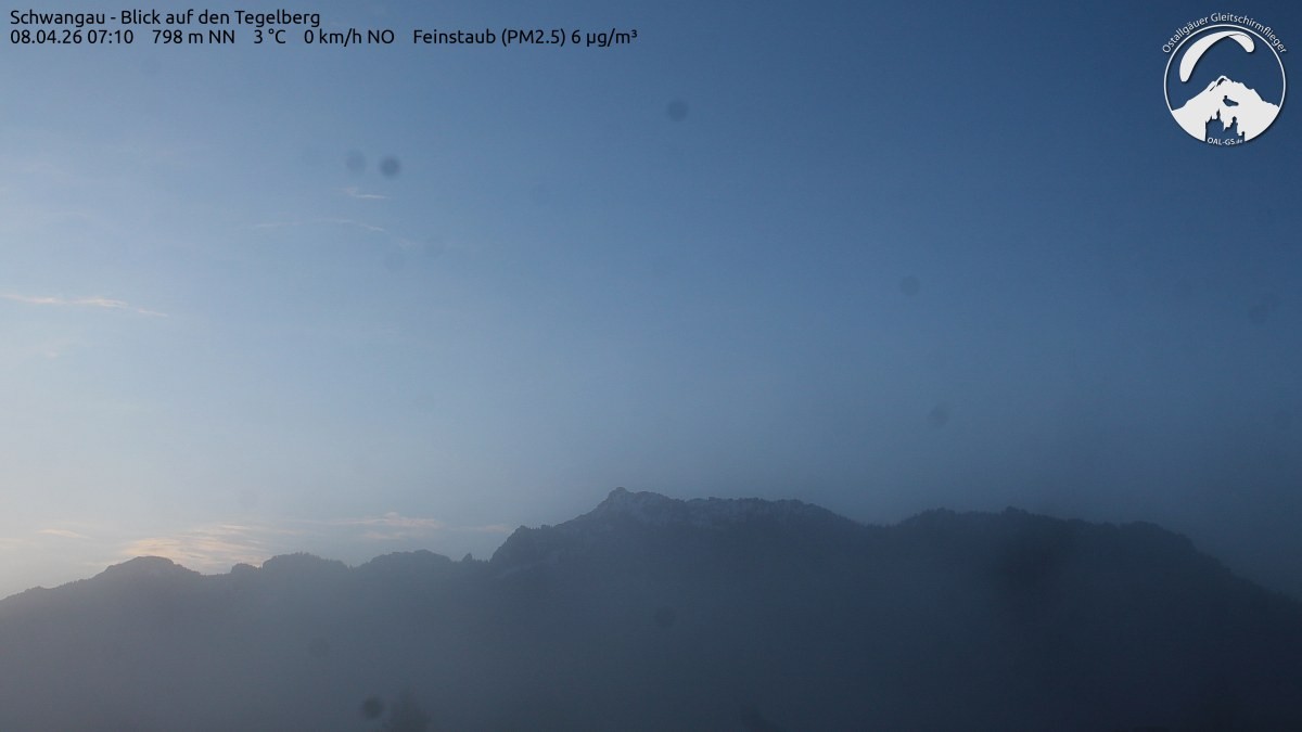 Archiv Foto Webcam Schwangau: Tegelberg-Blick