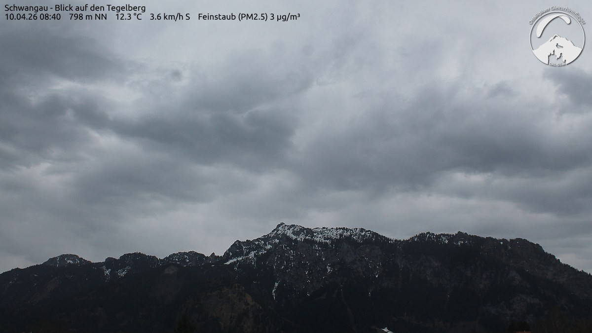 Archiv Foto Webcam Schwangau: Tegelberg-Blick