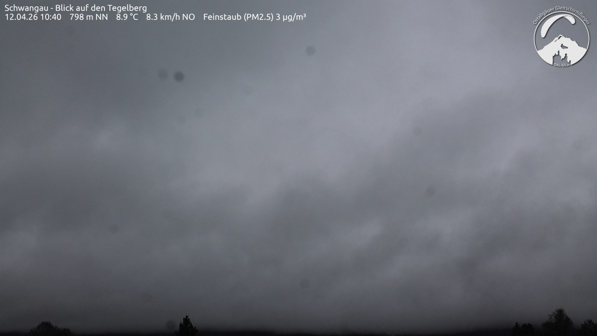 Archiv Foto Webcam Schwangau: Tegelberg-Blick