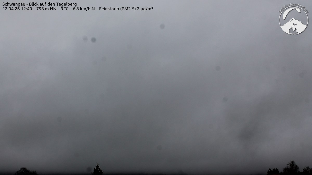 Archiv Foto Webcam Schwangau: Tegelberg-Blick