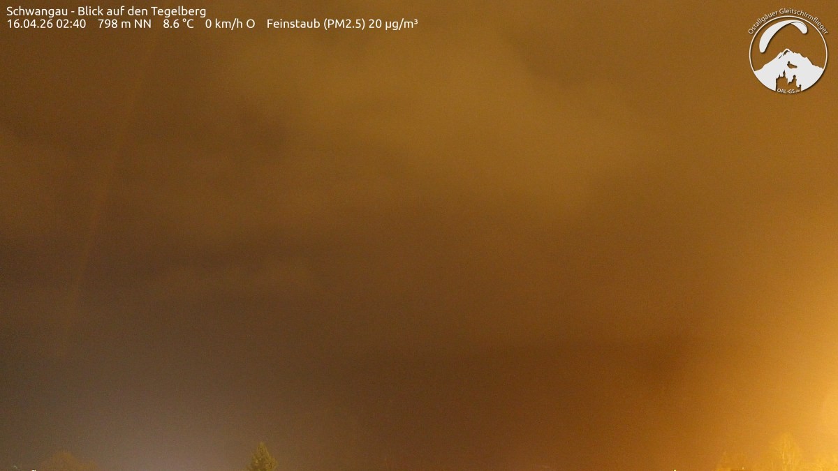 Archiv Foto Webcam Schwangau: Tegelberg-Blick