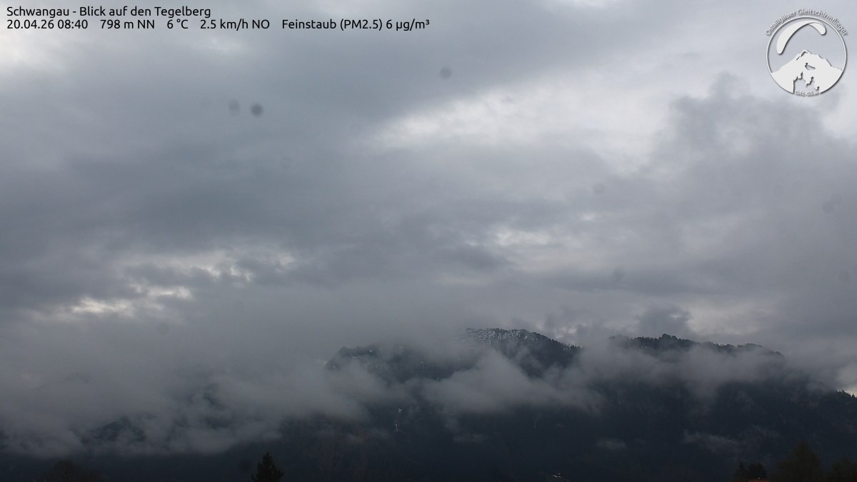 Archiv Foto Webcam Schwangau: Tegelberg-Blick