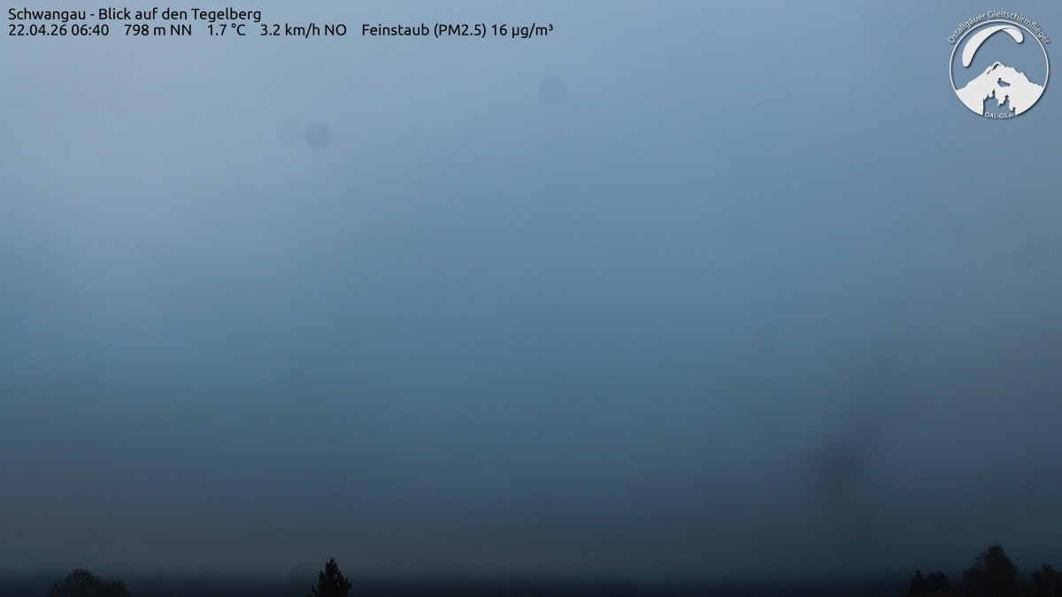 Archiv Foto Webcam Schwangau: Tegelberg-Blick