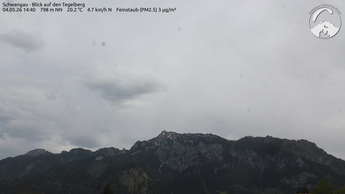 Archiv Foto Webcam Schwangau: Tegelberg-Blick