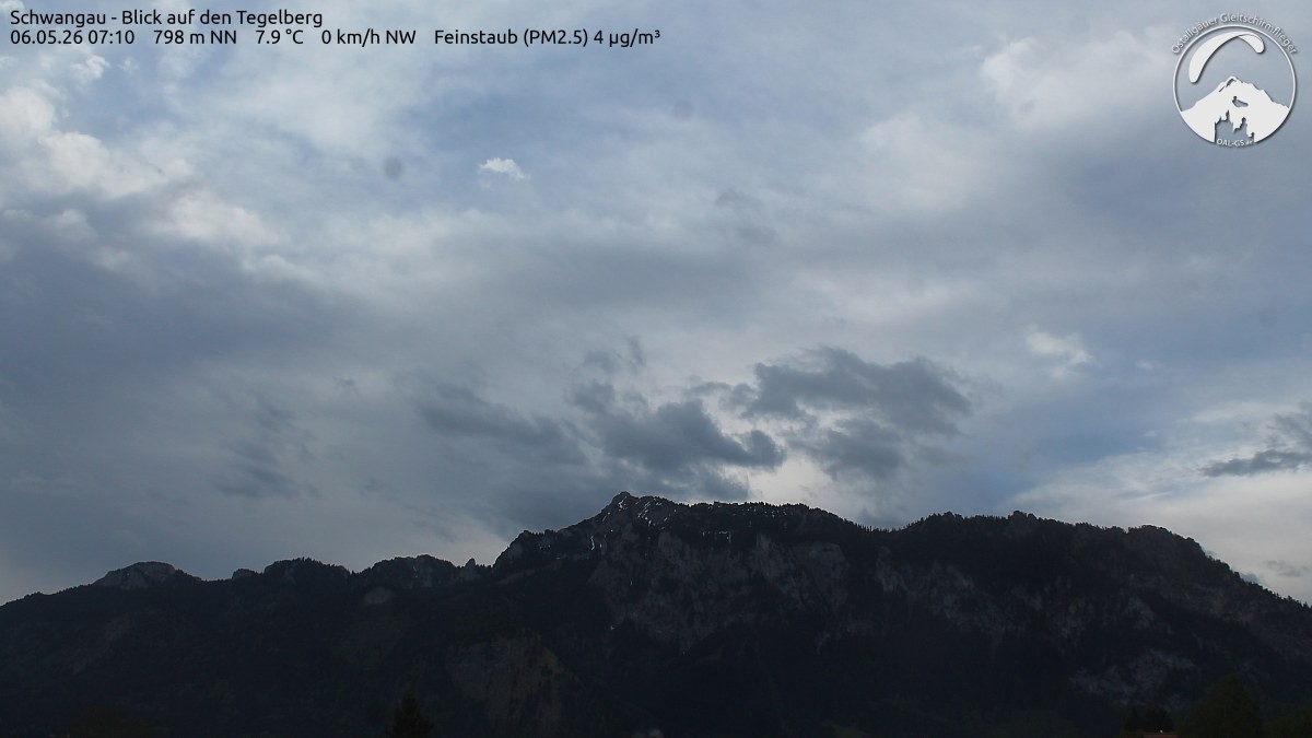 Archiv Foto Webcam Schwangau: Tegelberg-Blick