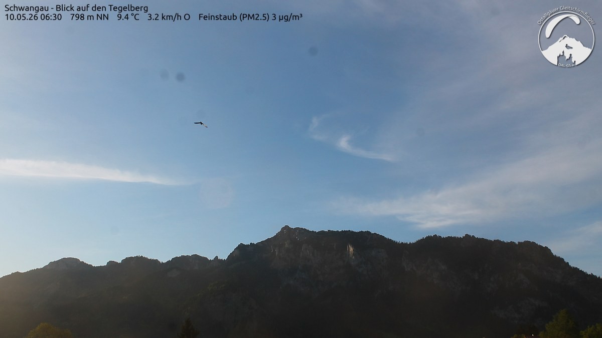 Archiv Foto Webcam Schwangau: Tegelberg-Blick