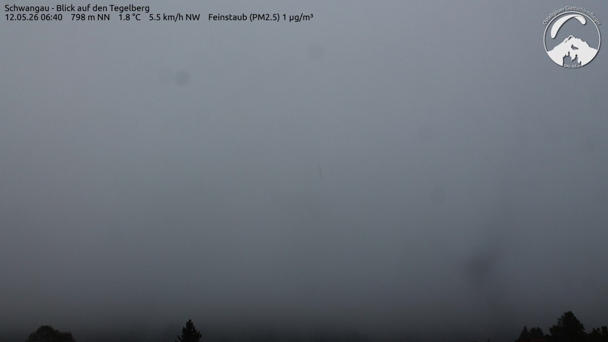 Archiv Foto Webcam Schwangau: Tegelberg-Blick