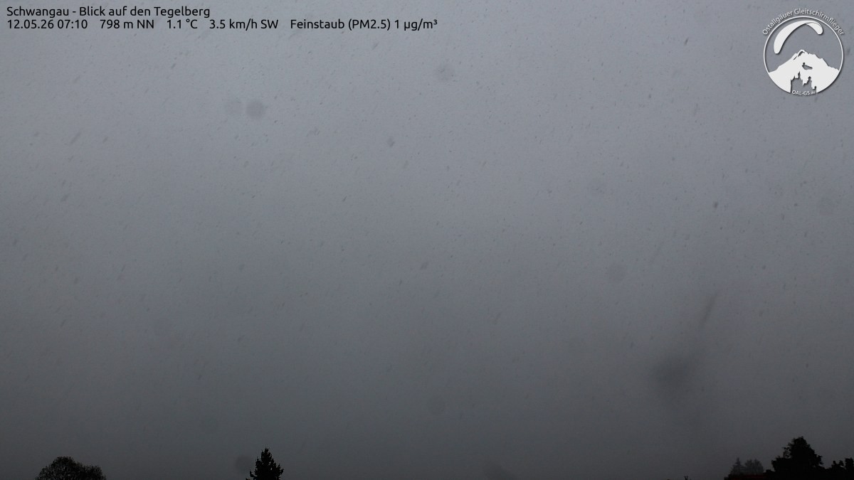 Archiv Foto Webcam Schwangau: Tegelberg-Blick