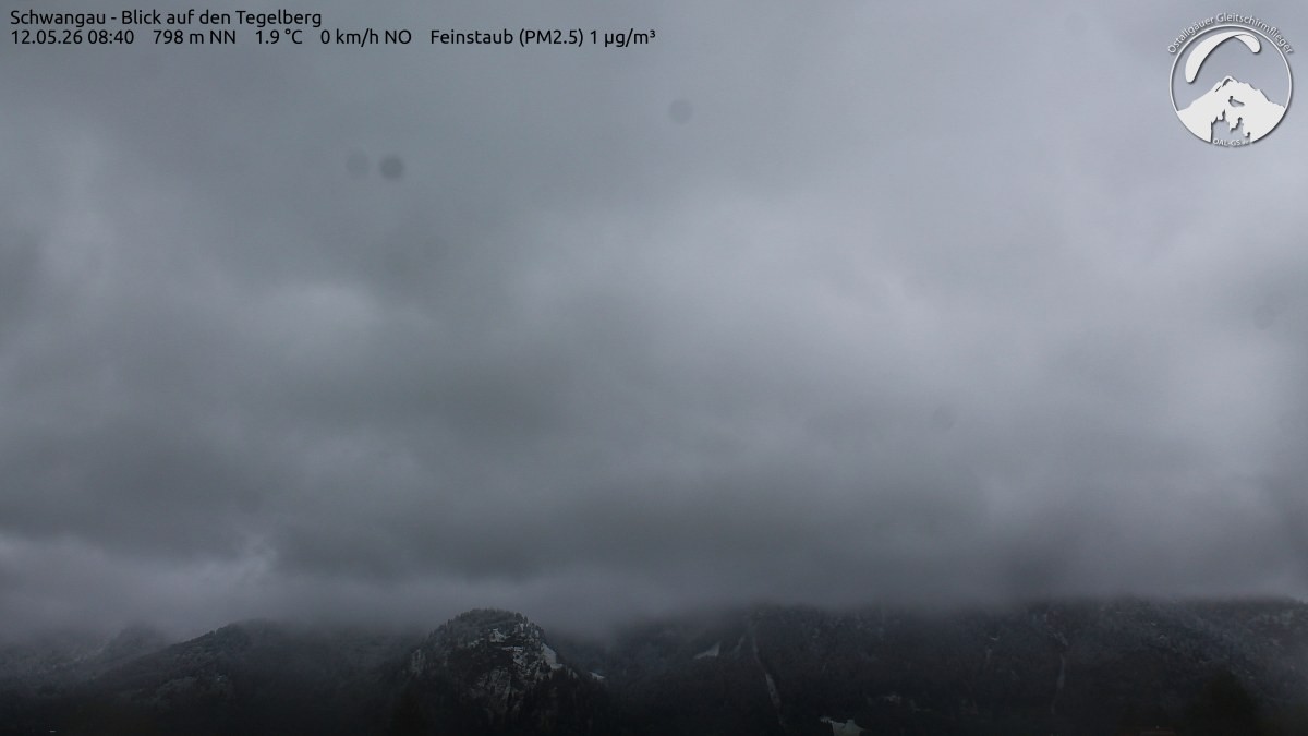 Archiv Foto Webcam Schwangau: Tegelberg-Blick