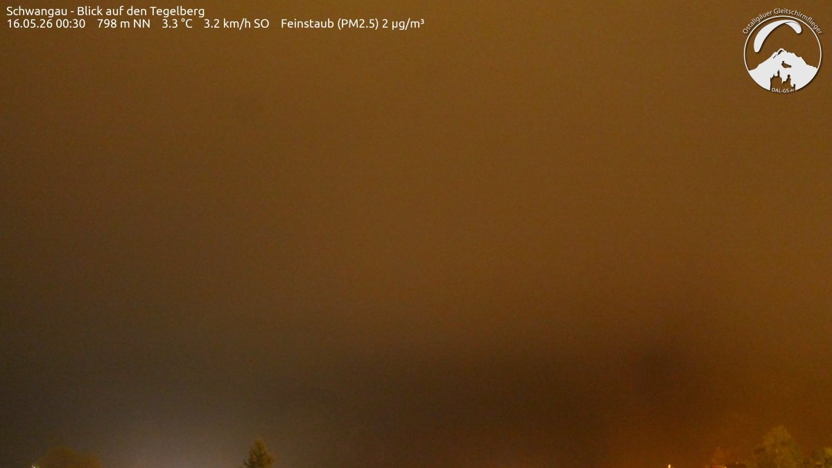 Archiv Foto Webcam Schwangau: Tegelberg-Blick