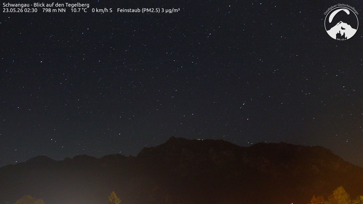 Archiv Foto Webcam Schwangau: Tegelberg-Blick