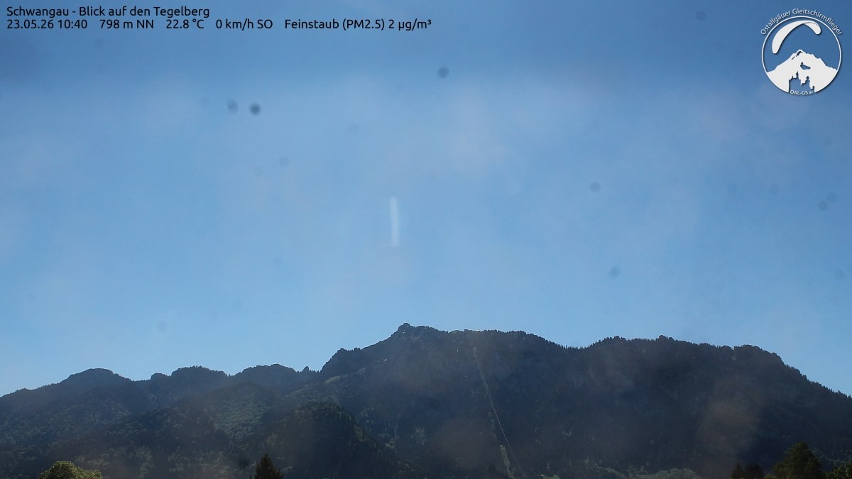 Archiv Foto Webcam Schwangau: Tegelberg-Blick