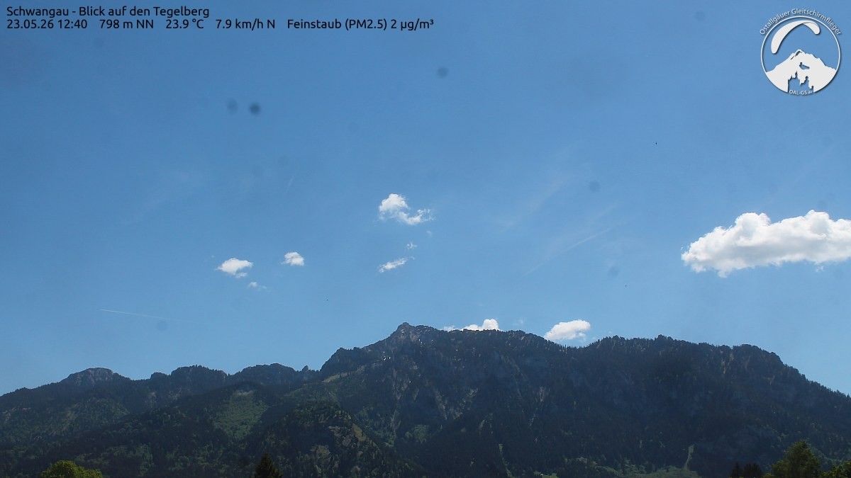 Archiv Foto Webcam Schwangau: Tegelberg-Blick