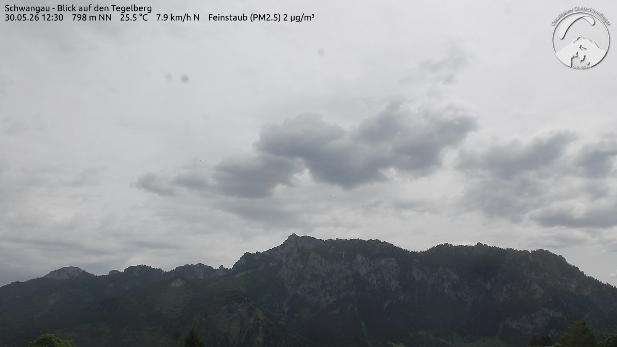 Archiv Foto Webcam Schwangau: Tegelberg-Blick