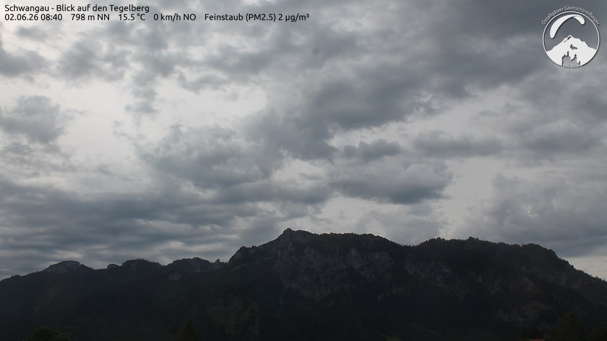 Archiv Foto Webcam Schwangau: Tegelberg-Blick