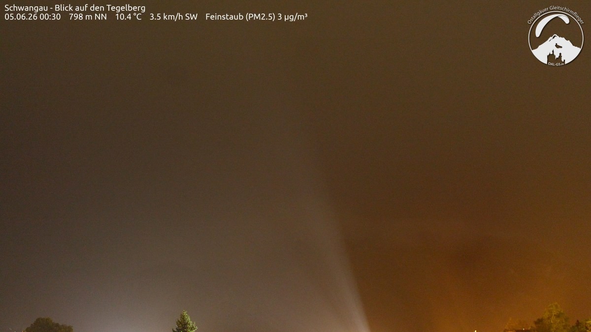 Archiv Foto Webcam Schwangau: Tegelberg-Blick