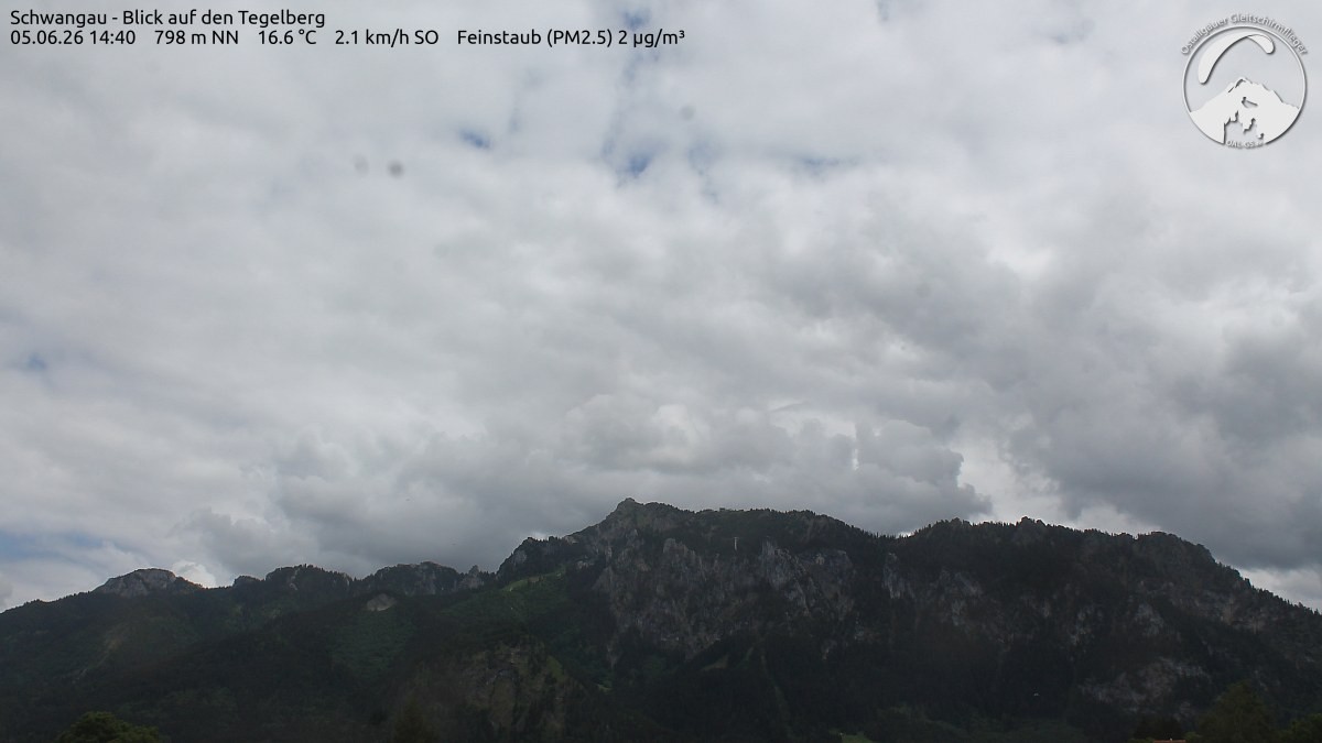 Archiv Foto Webcam Schwangau: Tegelberg-Blick