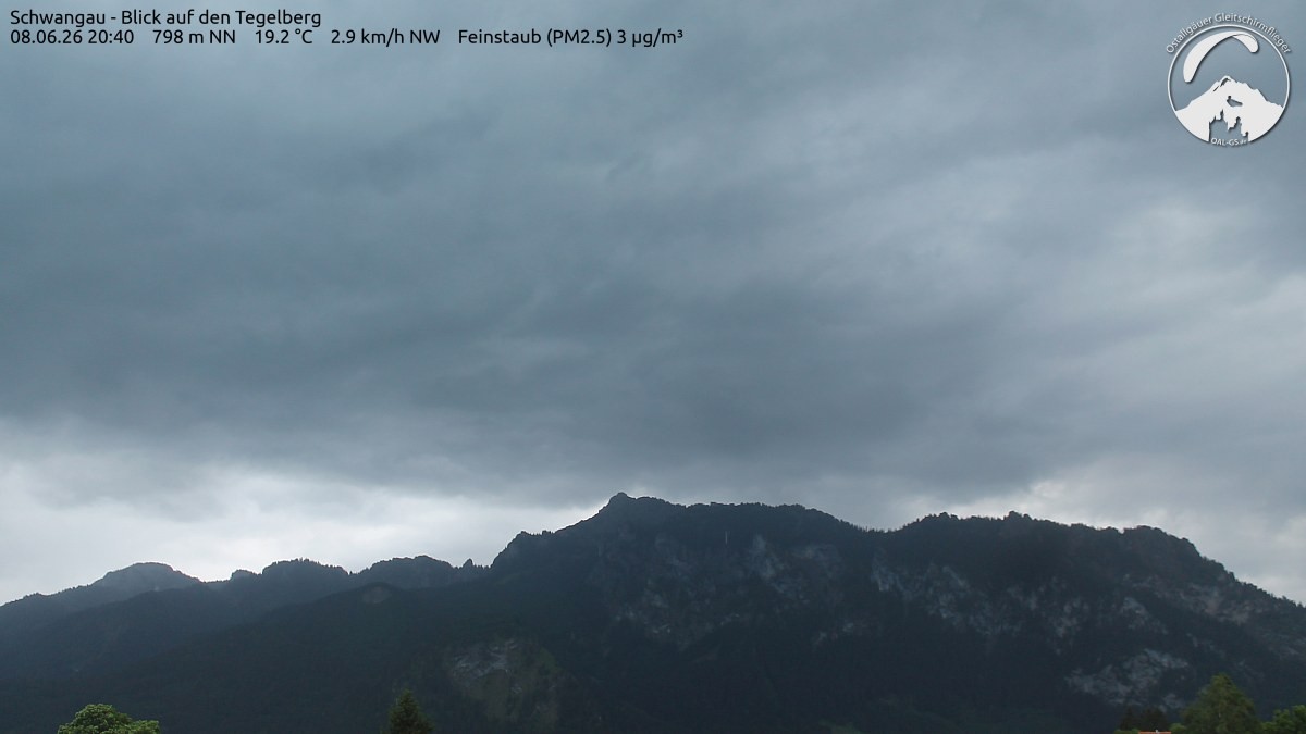 Archiv Foto Webcam Schwangau: Tegelberg-Blick