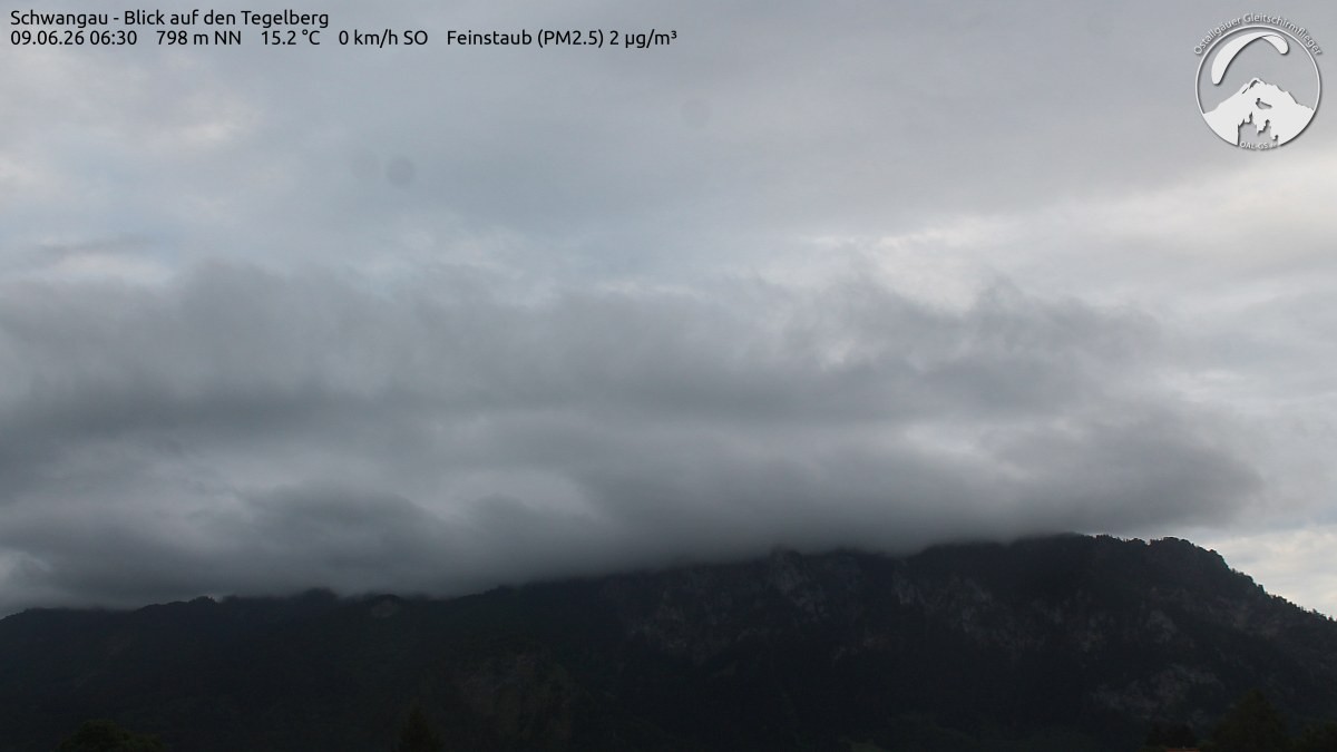 Archiv Foto Webcam Schwangau: Tegelberg-Blick