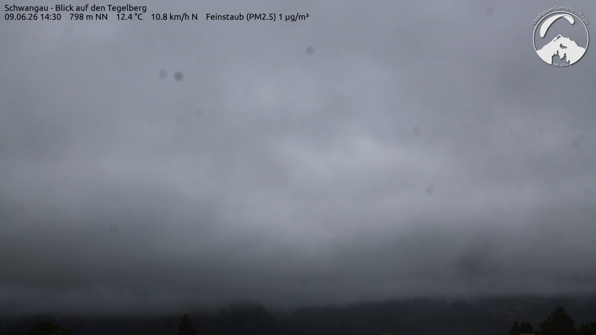 Archiv Foto Webcam Schwangau: Tegelberg-Blick